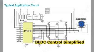 JY03B BLDC Control de motor IC Simplifica el diseño