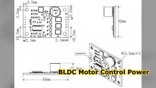 Controlador de motor BLDC 10-36V 20A Control analógico PWM