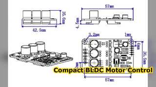 Placa controladora de motor BLDC sin sensor JYQD V9 20B