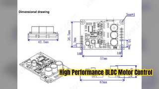 Placa controladora del controlador del motor JYQD V8.3E 15A BLDC